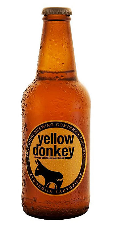 イェロードンキー｜ギリシャ｜ビール｜ドンキービールのボトル画像