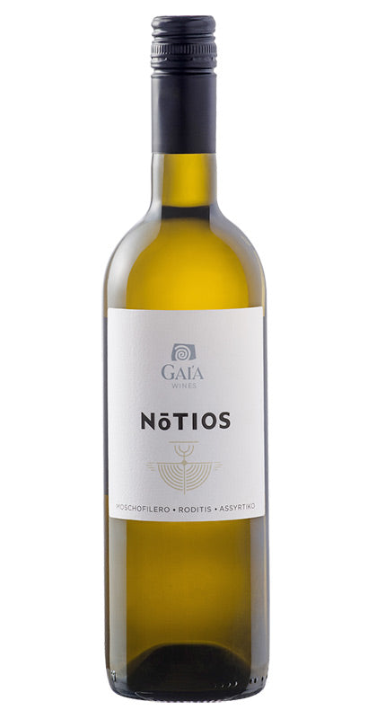 Gaiaイエアワインズが造るギリシャの自品種モスコフィレロとロディティス、そしてアシルティコが使われたさわやかで快活な白ワイン。