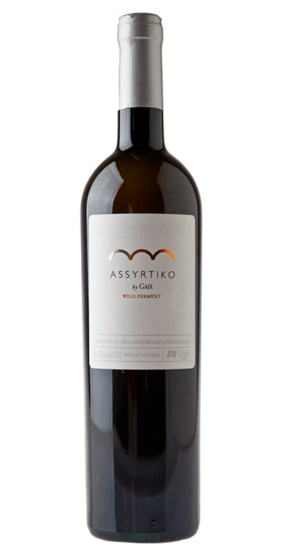 ギリシャワインを世界レベルへ押し上げたサントリーニ島の自品種、アシルティコを100%使った白ワイン。